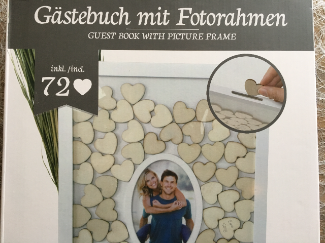 Gästebuch Bilderrahmen