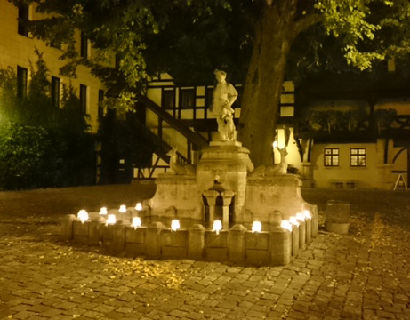 Beleuchtung Brunnen 